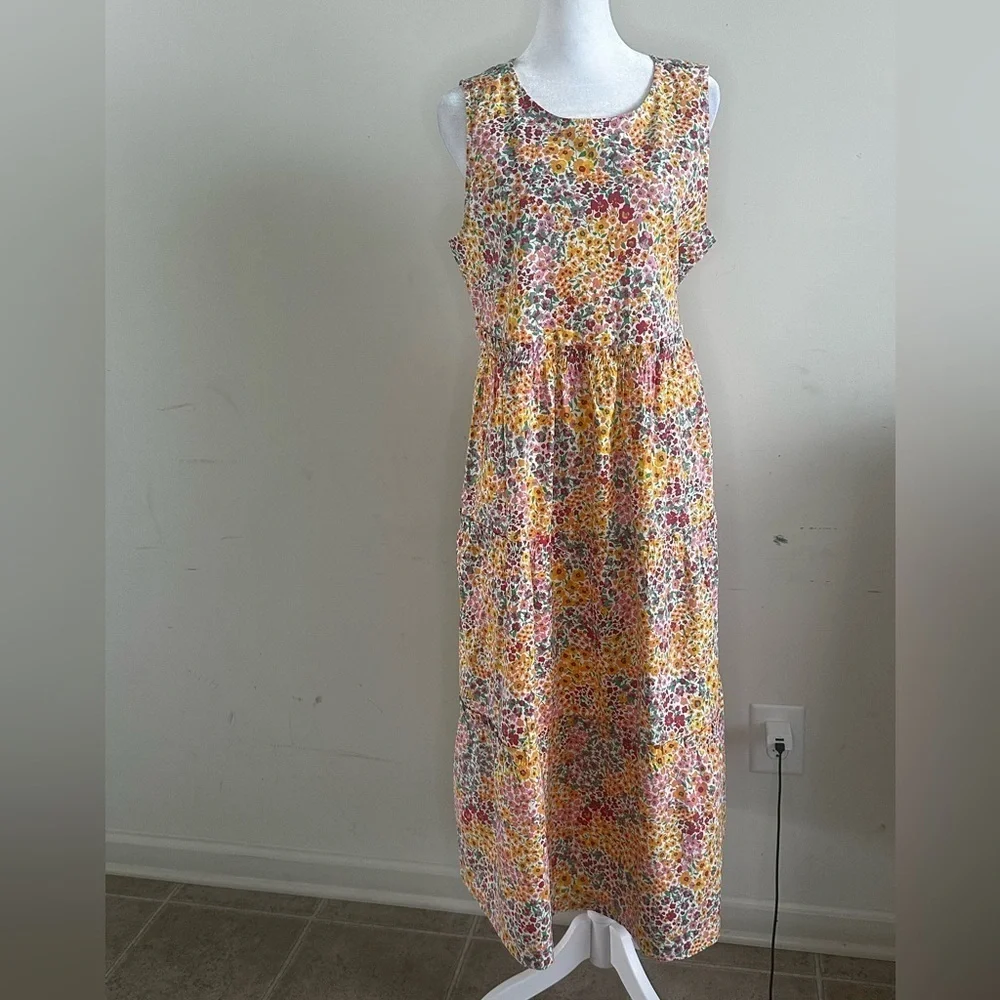 J. Crew Multicolor Floral Dress